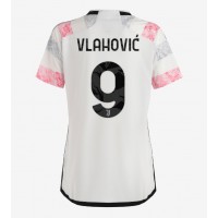 Fotballdrakt Dame Juventus Dusan Vlahovic #9 Bortedrakt 2023-24 Kortermet